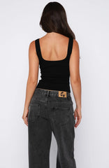 Horizon Heat Tank Top Black