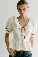 Jozie Contrast Blouse