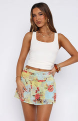Twice Shy Mini Skirt Spring Dream