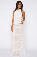 Wildflower Days Maxi Skirt Vanilla Bean