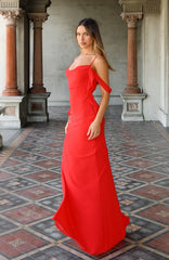 Love Blossoms Maxi Dress Red