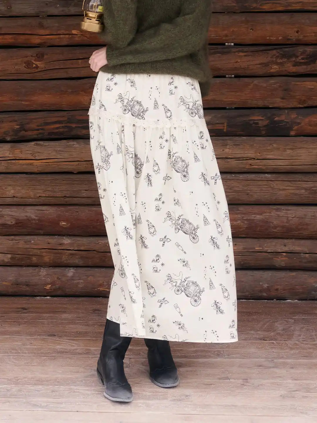 Lea Retro 100% Cotton Skirt