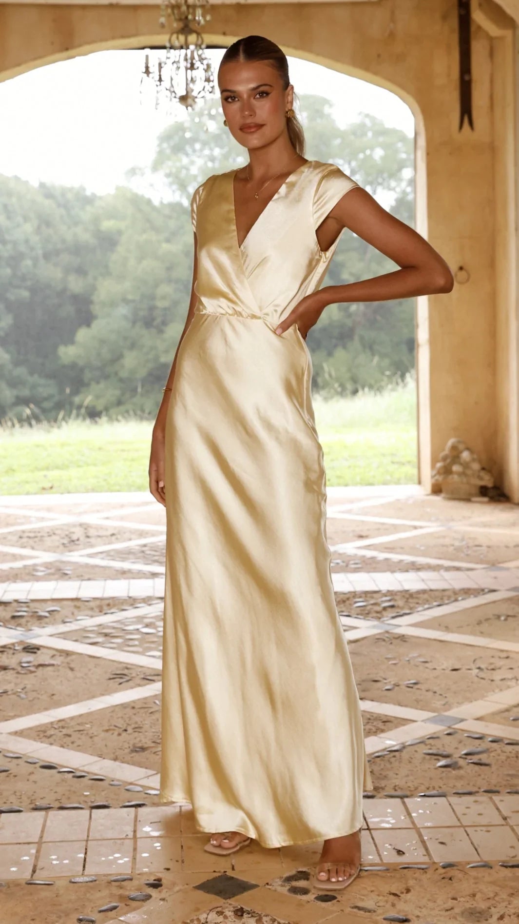 Selma Maxi Dress - Yellow